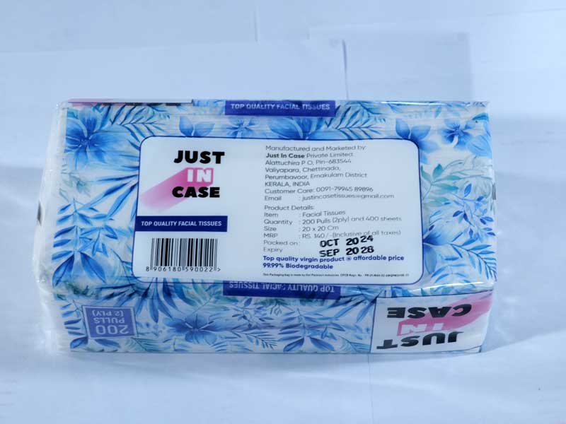 Facial Tissue 200 Pulls - Pouch