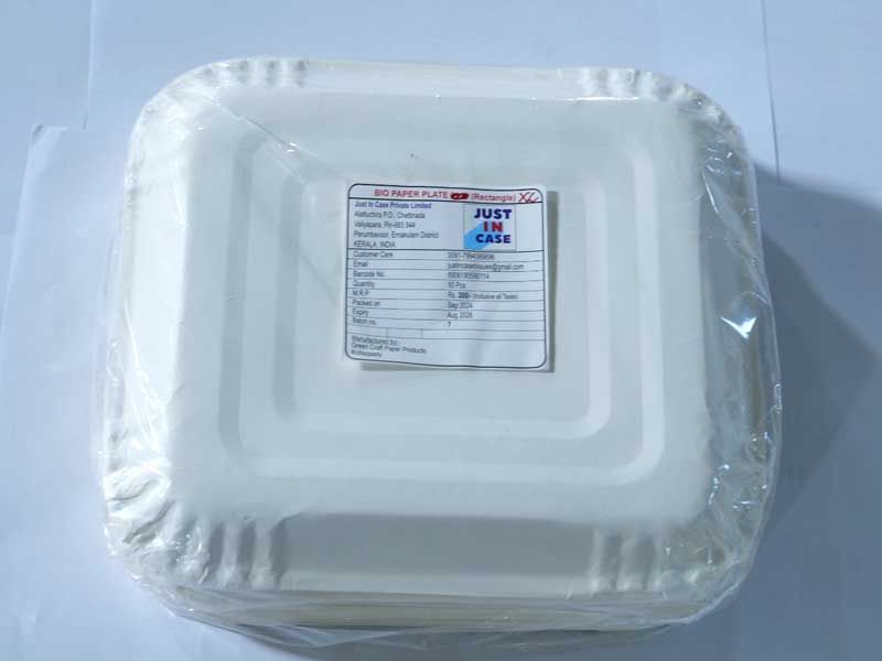 JUST IN CASE Bio paper plates